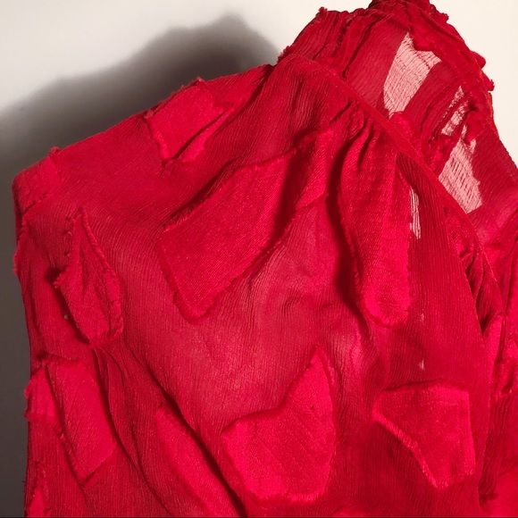 Aritzia Wilfred Le Fou Red Henriette Blouse - Picture 7 of 7